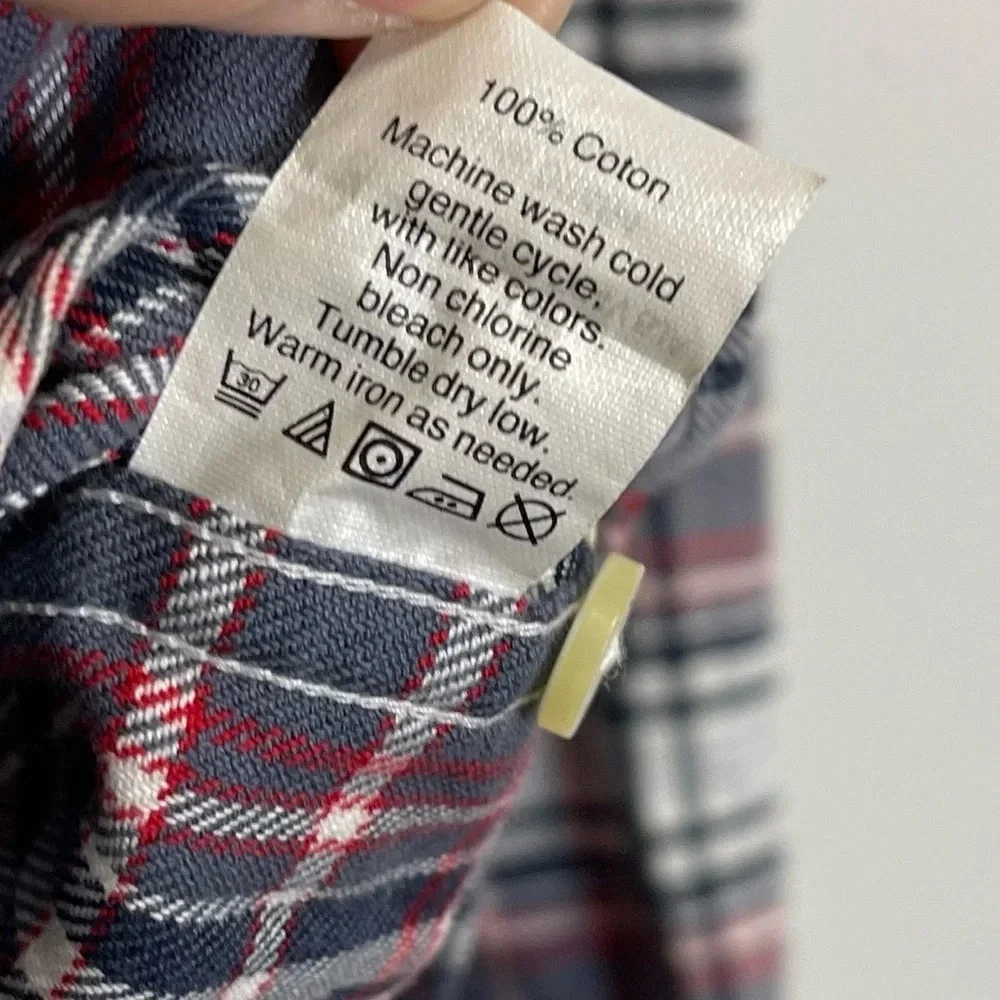 J Crew Shirt Mens XL Multicolor Plaid Long Sleeve Button Down Cotton